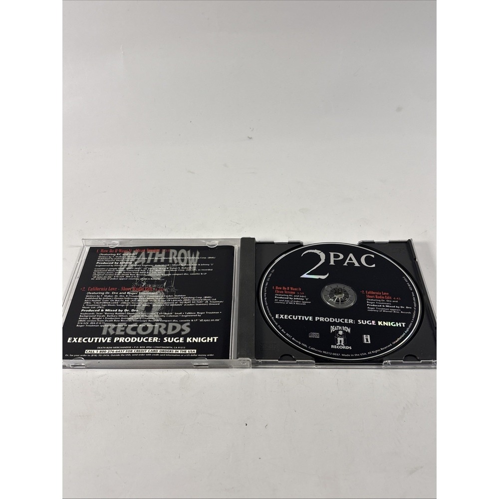 How Do U Want It by 2Pac CD1996 Death Row Records Suge Knight KC and JoJo - Picture 4 of 10